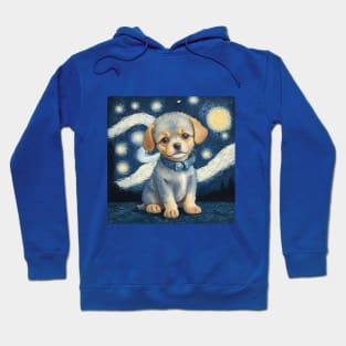 little  Van gogh dog Hoodie